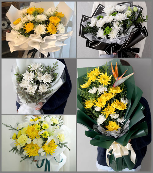 江苏南京建邺区双闸街道白事花束代送